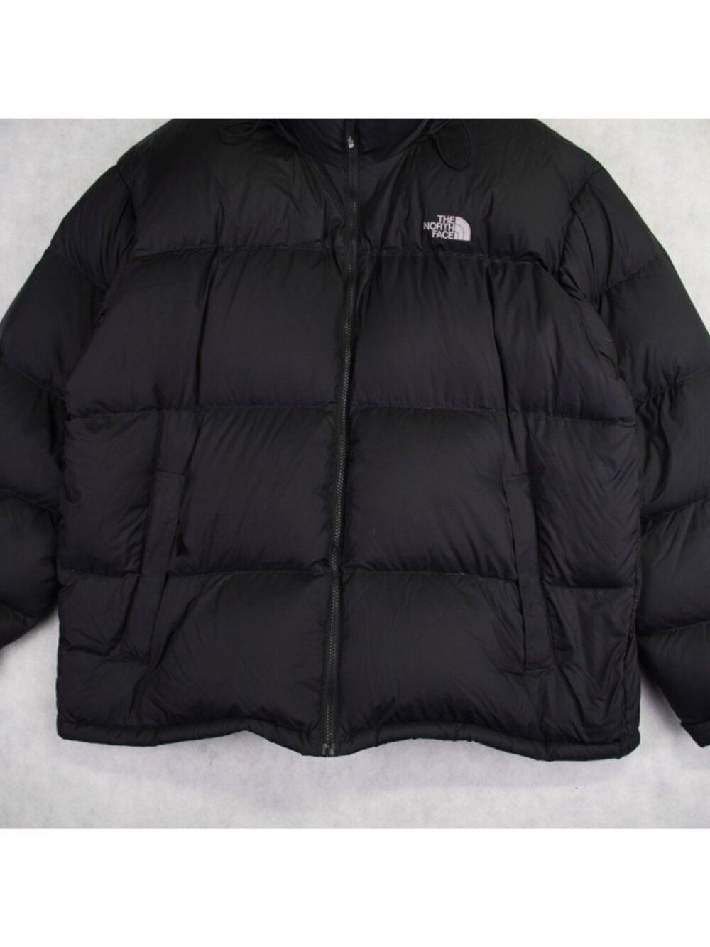 The North Face Mens Nuptse Black 700 Goose Fill Down Puffer Jacket Size XXL 2XL - Picture 5 of 16